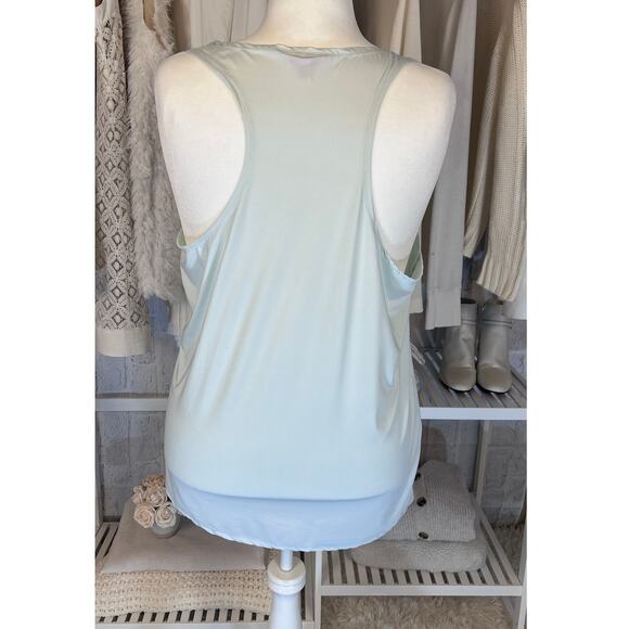 Ms. to Mrs. Womens Sz 3X Bride Vibes Only Light Blue Bridal Racerback Tank #0182 - Picture 3 of 6